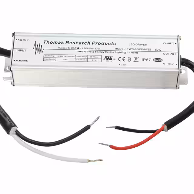TWC-050S070SS Thomas Research Products  Controladores LED